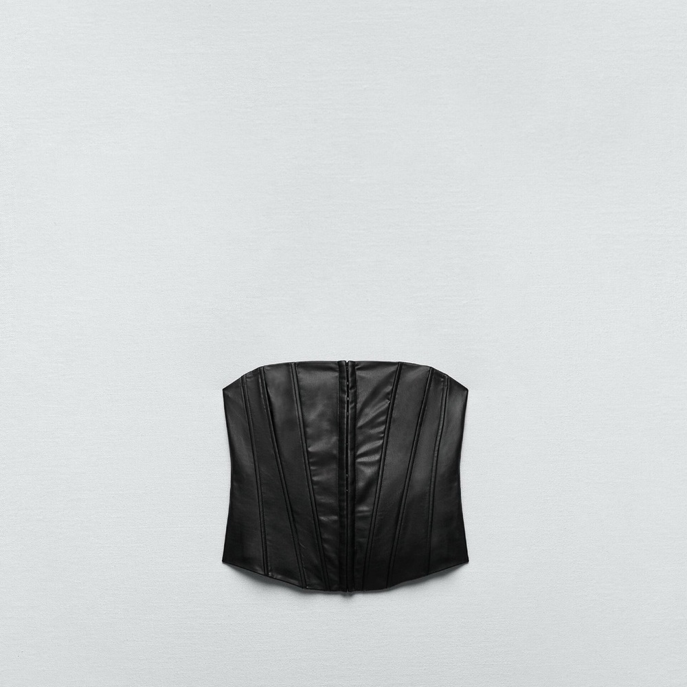 Zara faux Corset Top
